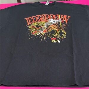 Gildan Black Led Zeppelin Graphic Tee NWOT
